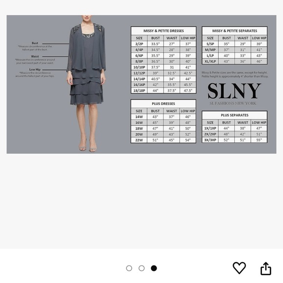 S.L. Fashions Women's Ruched Dress - Size 18 (brand new) - Picture 2 of 5